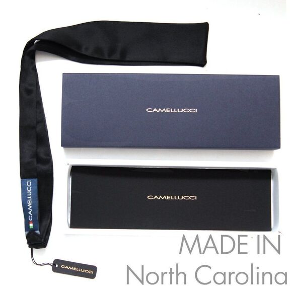 NWT Men's bow tie 100%Silk Charmeuse Black Self tied‎ Bow tie Straight - Picture 11 of 16